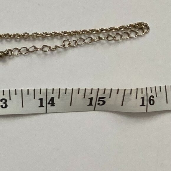 Gold Coloured Spiky Necklace with Beads - Picture 3 of 3